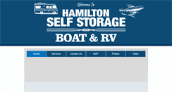 Desktop Screenshot of hamiltonstoragesite.com